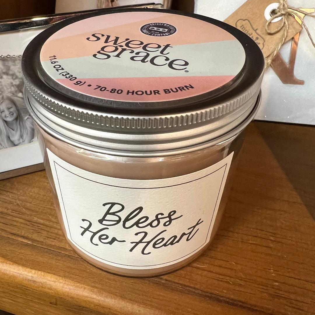 Sweet Grace Bless Her Heart "Snarky Collection" Jar Candle