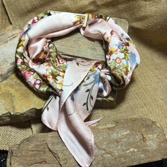 Pink Multi Floral Wild Rag