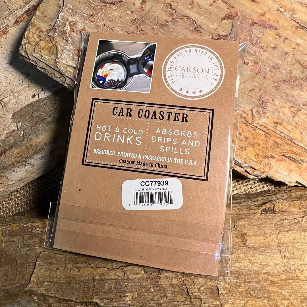 Copper Star Car Coaster