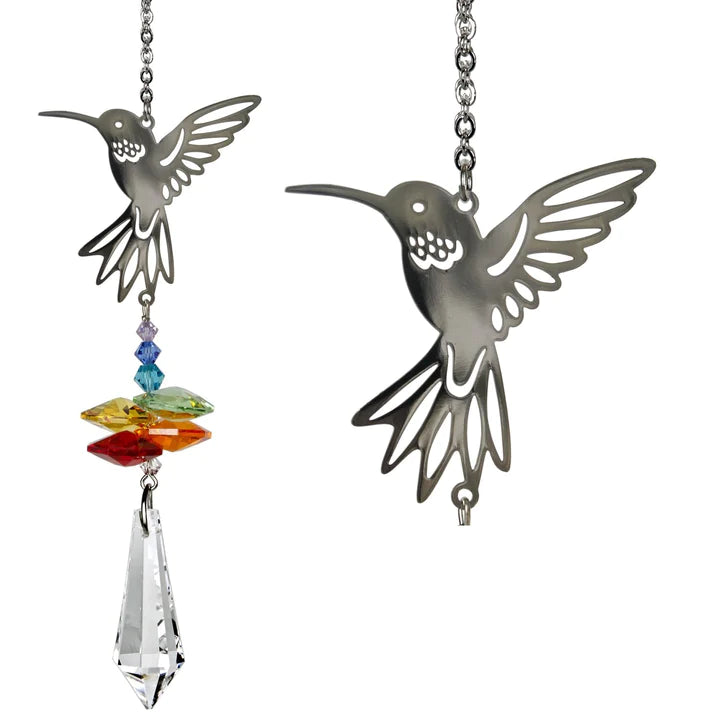 Crystal Fantasy Suncatcher - Hummingbird