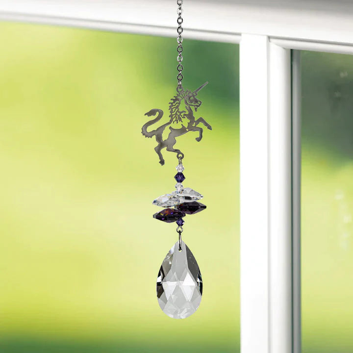 Crystal Fantasy Suncatcher - Unicorn