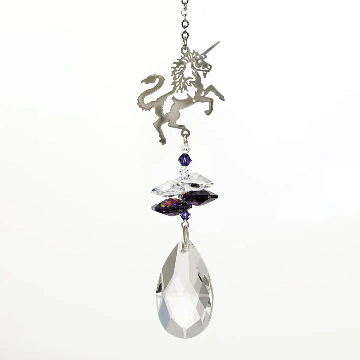 Crystal Fantasy Suncatcher - Unicorn