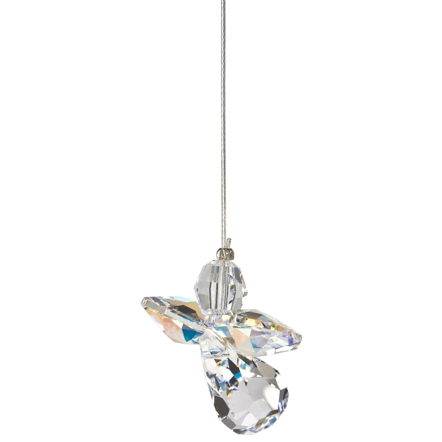 Crystal Guardian Angel Suncatcher - Aurora Borealis (April)