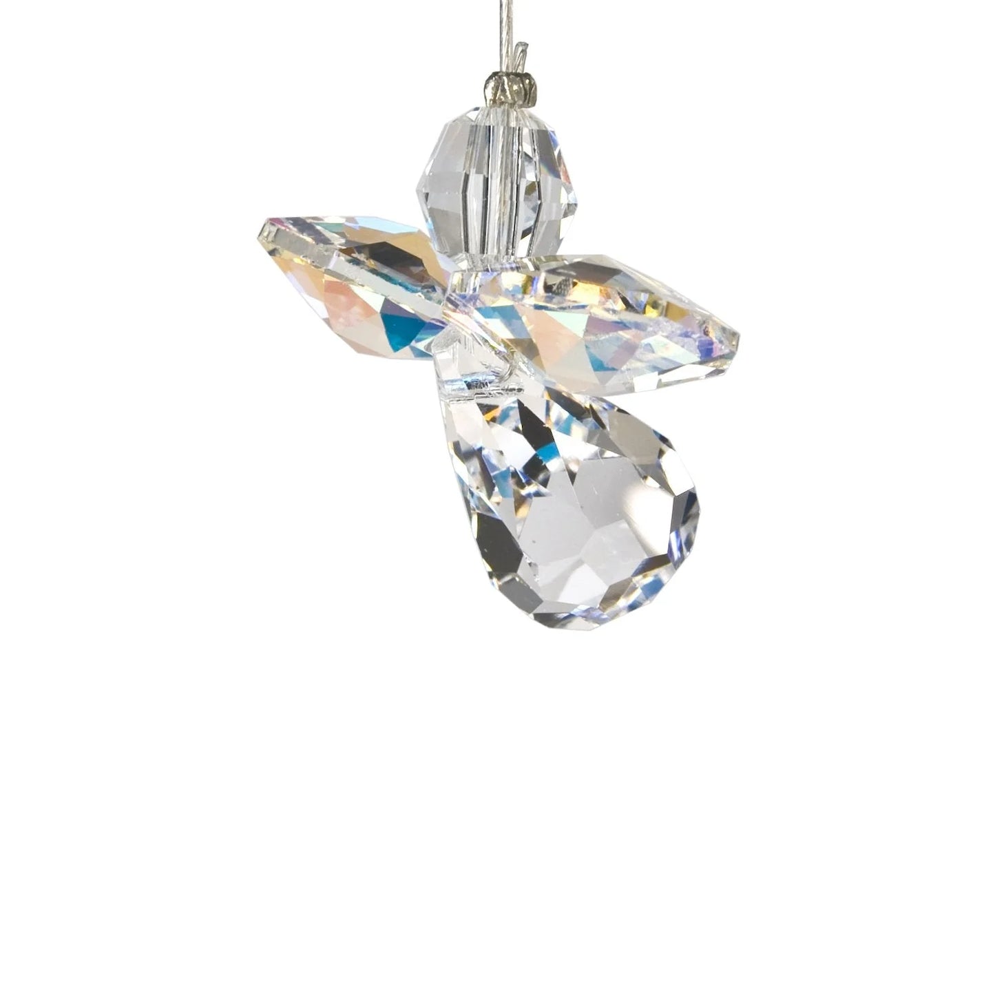 Crystal Guardian Angel Suncatcher - Aurora Borealis (April)