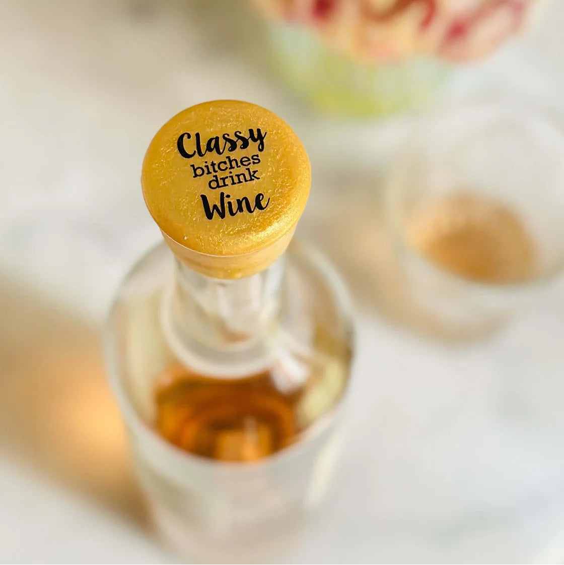 Silicone Wine Caps - Classy Bitches