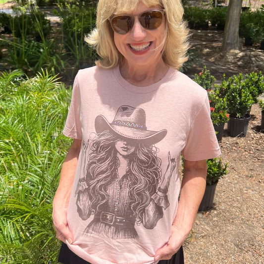 Cowgirl Rocker with Rhinestone Accents