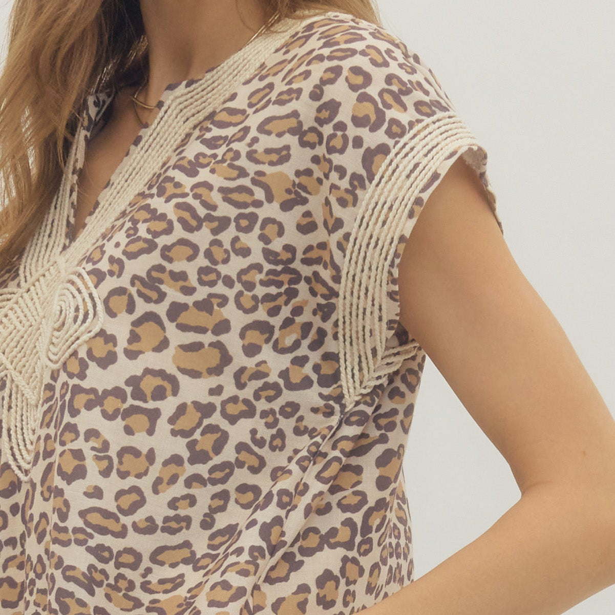 Leopard Print Short Sleeve Dress