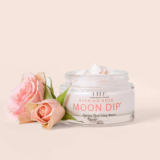Evening Rose Moon Dip® Ageless Facial Sleep Mousse with Peptides + Retinol