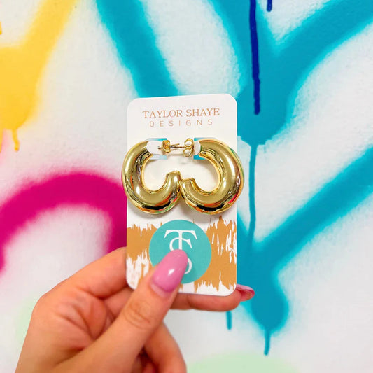 Gold Kai Hoop Earrings