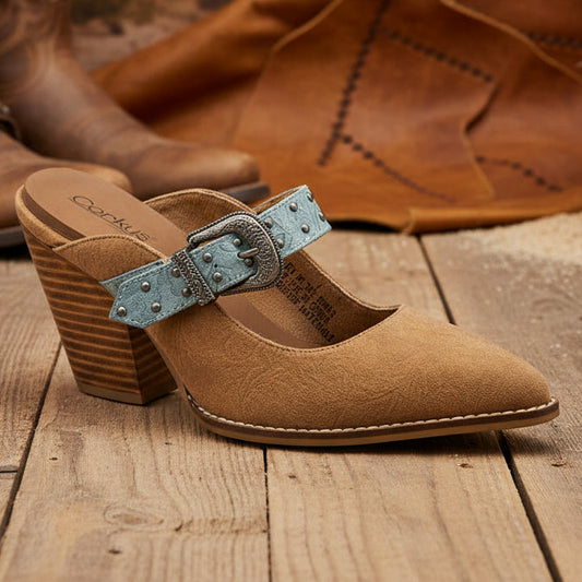 Corkys For The Girls - Camel Turquoise