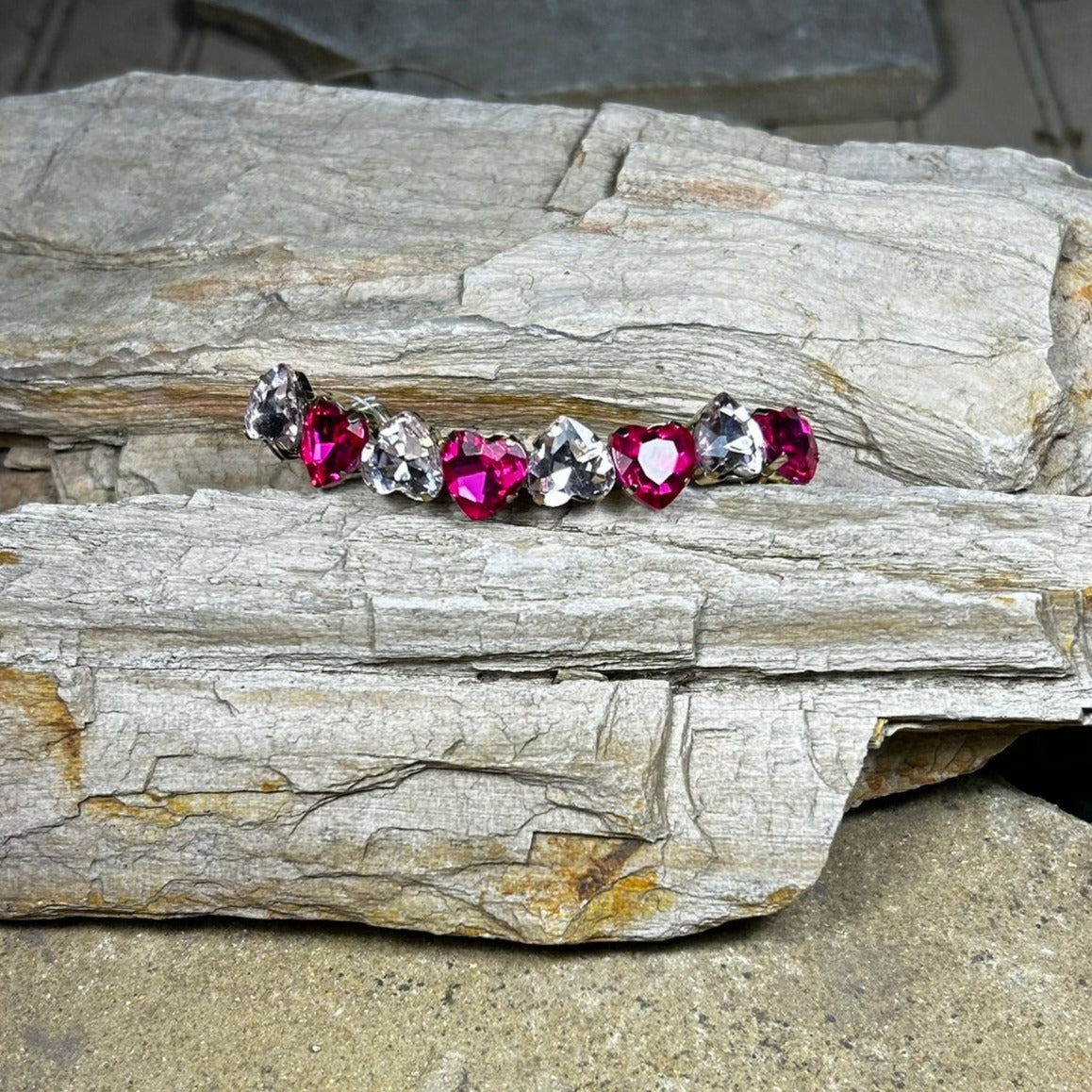 Valentine Heart Rhinestone Bracelet