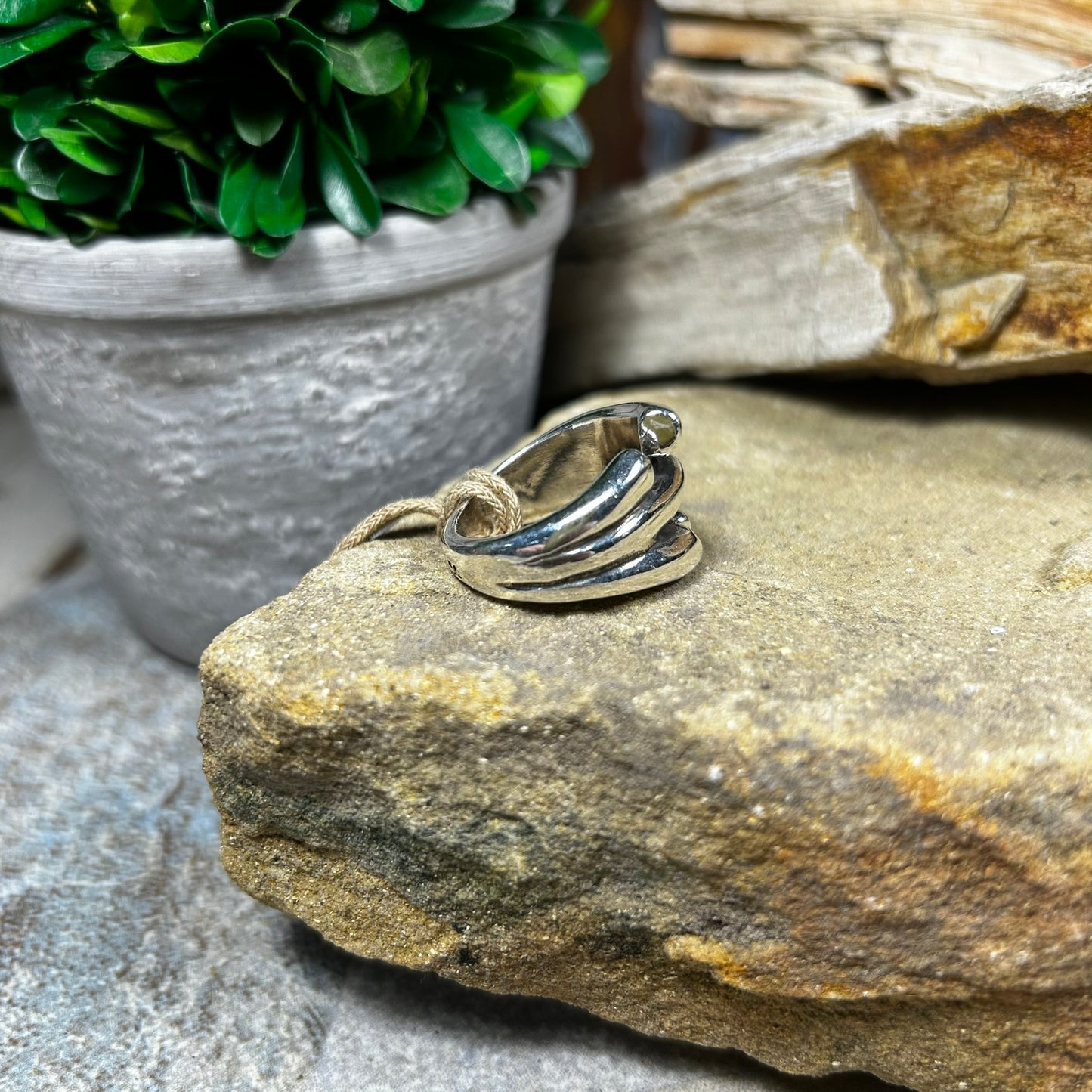 Silver Electrik Ring