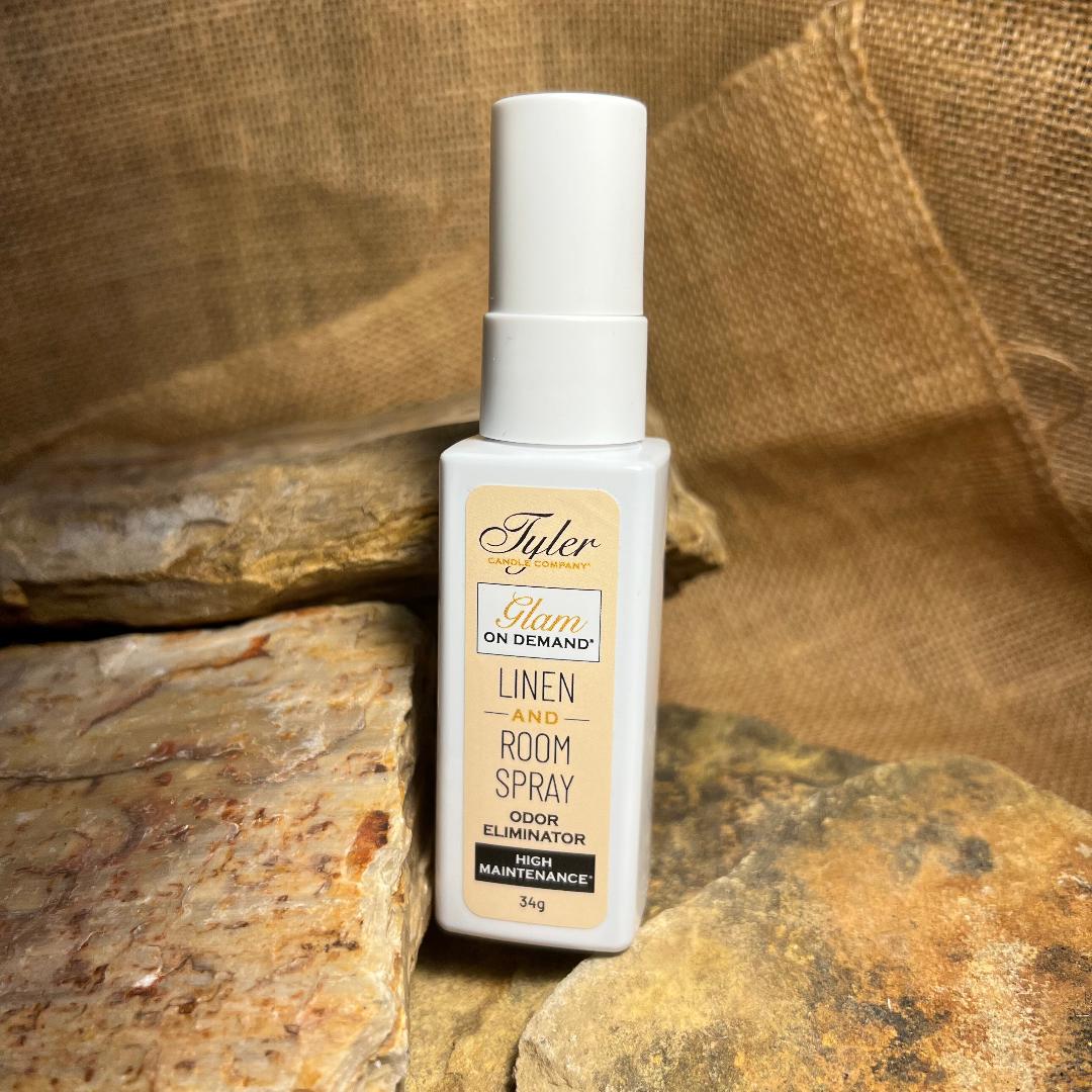 Glam on Demand Linen and Room Spray Odor Eliminator "High Maintenance"