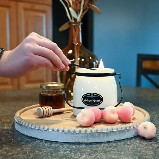 Honeyed Apricot Butter Jar Candle
