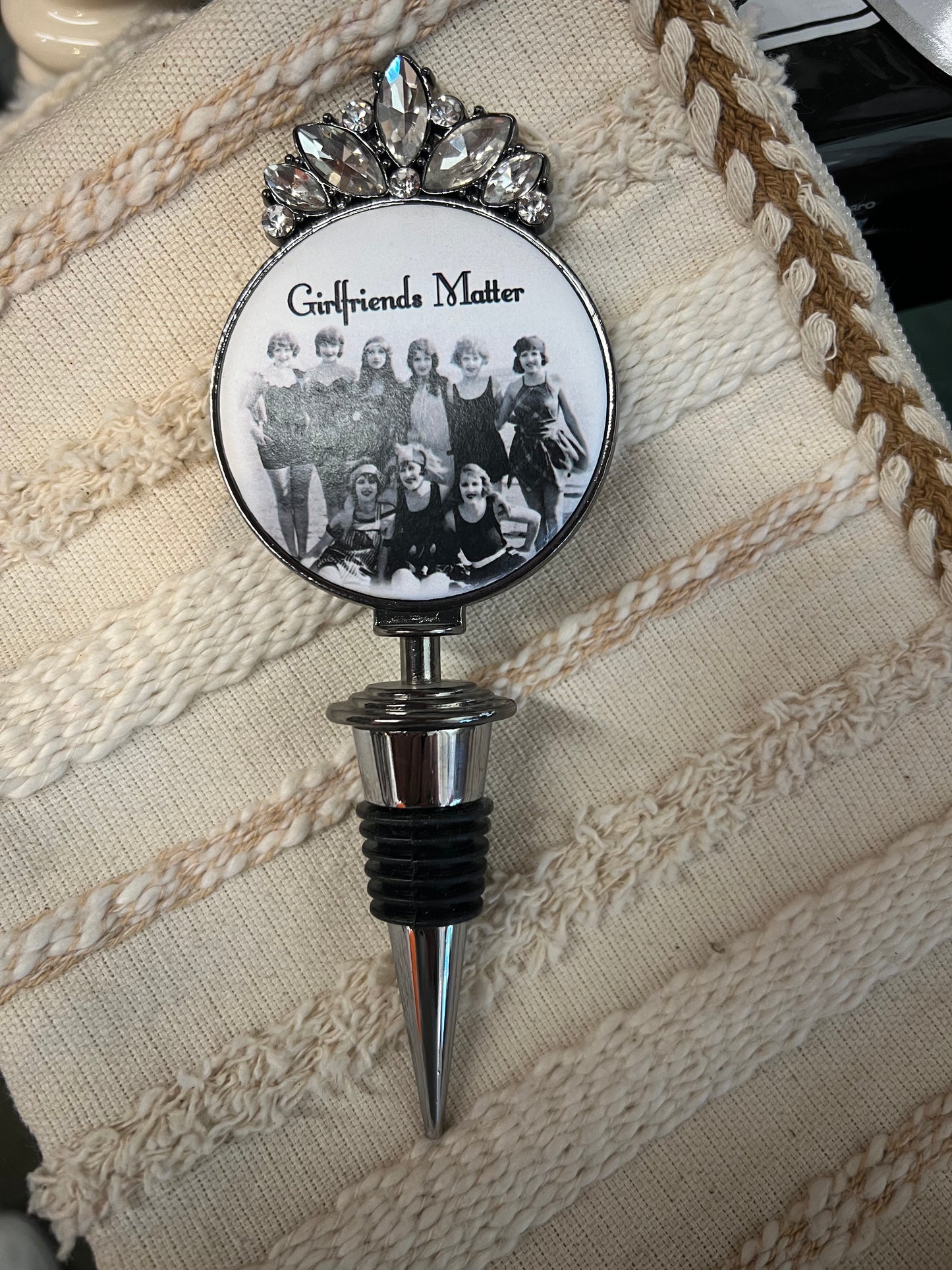Girlfriends Matter Swimsuit Wine Stopper
