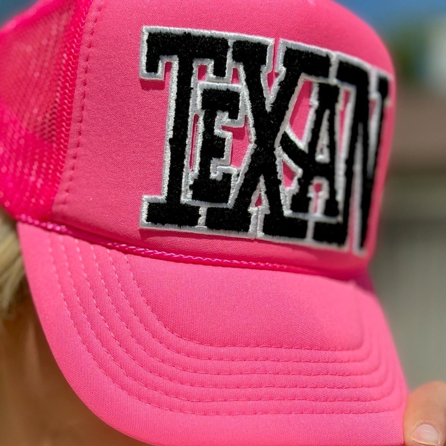 Texan Chenille Foam Trucker Cap