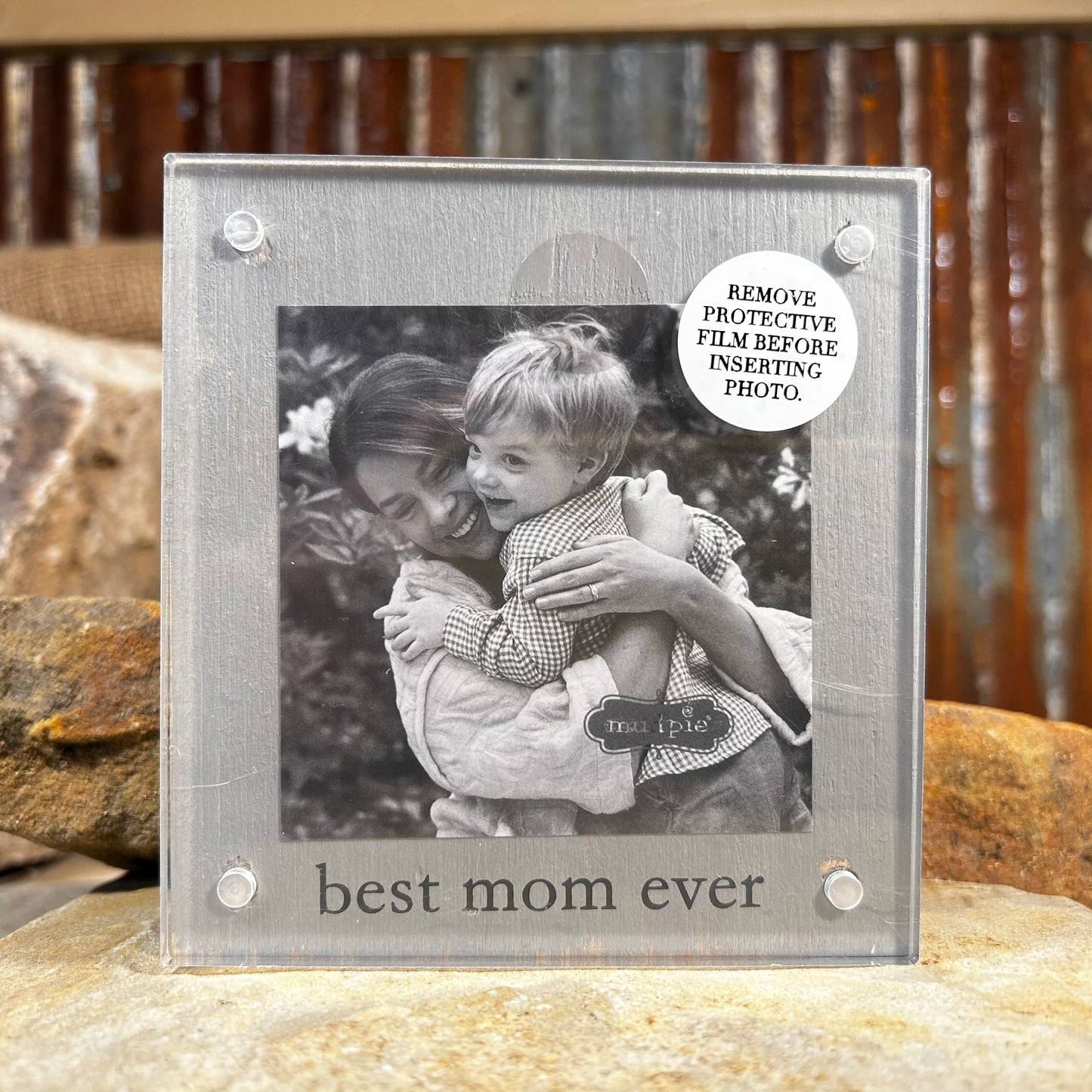 Mom Wood Acrylic Frame