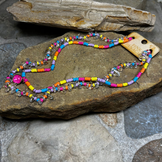 Multi-Color Bead Necklace