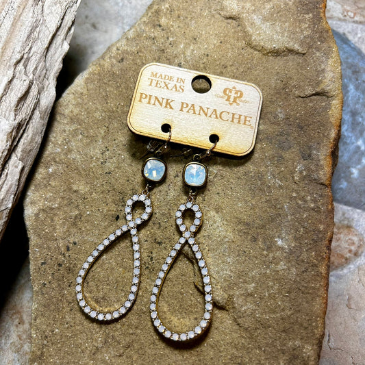 Infinity Rhinestone Earrings