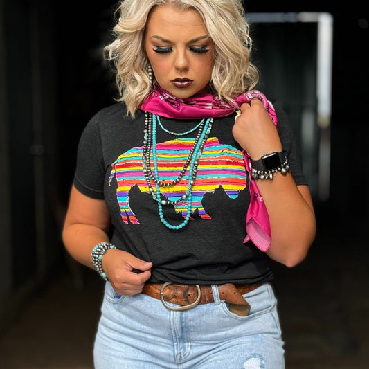 Serape Buffalo Tee