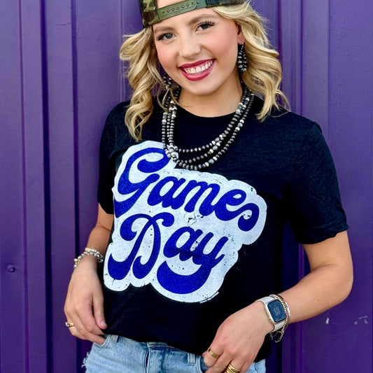 Sync Logic - Football Player with Game Day Glitter Tee