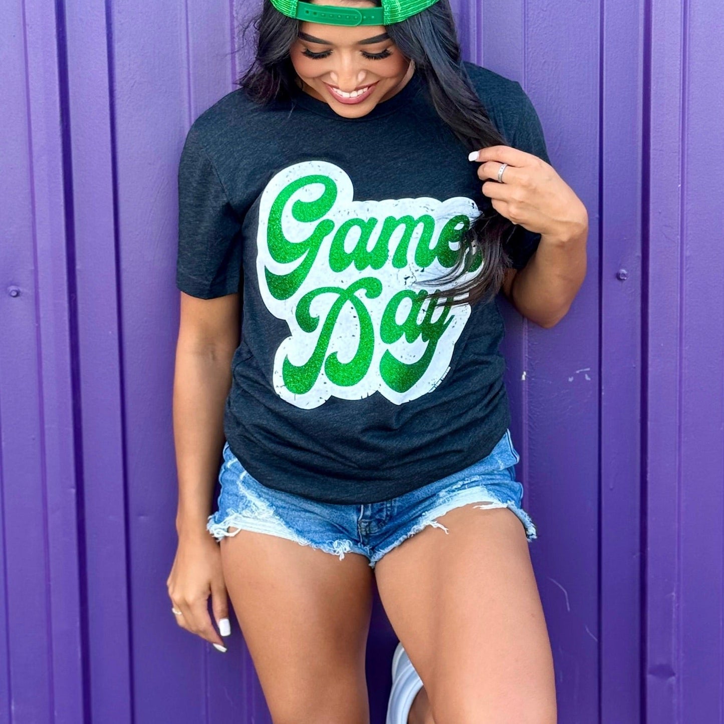 Sync Logic - Football Player with Game Day Glitter Tee