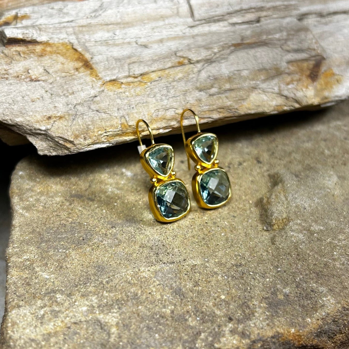 Aquamarine Aquitaine Earrings