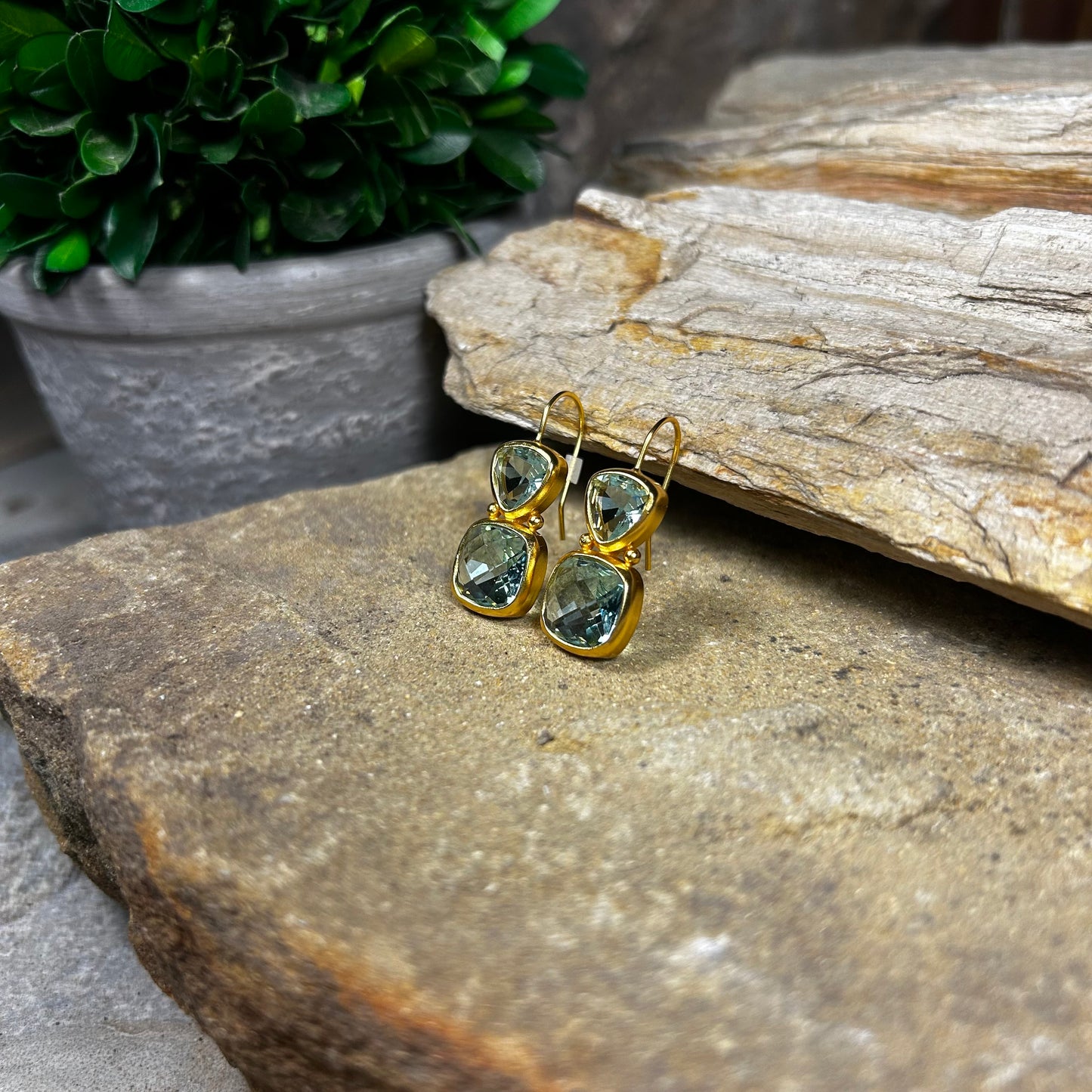 Aquamarine Aquitaine Earrings