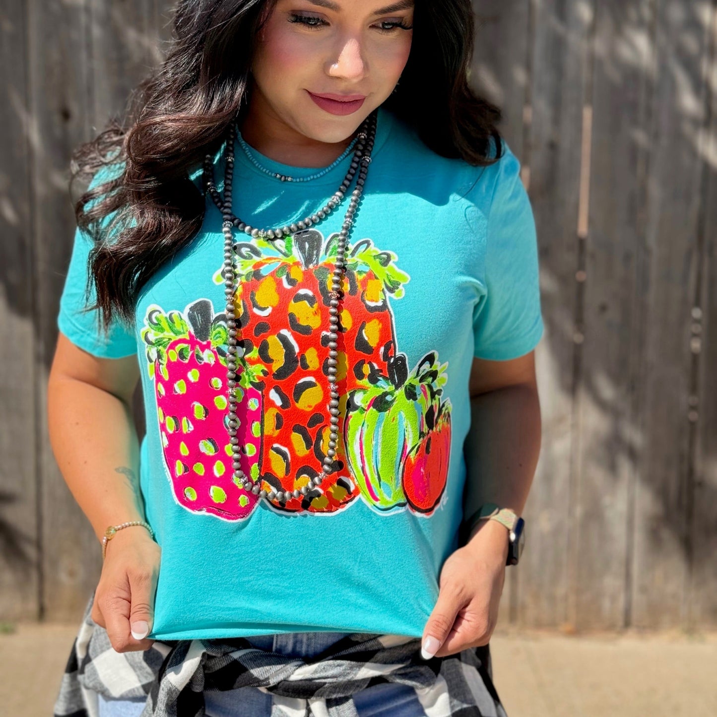 Callie Ann Stelter Neon Pumpkins Tee