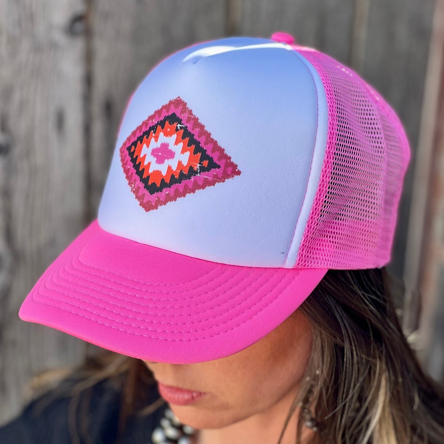 Cheyenne Aztec on Foam Trucker Cap