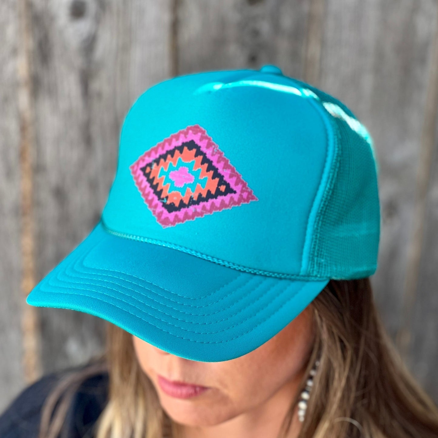 Cheyenne Aztec on Foam Trucker Cap