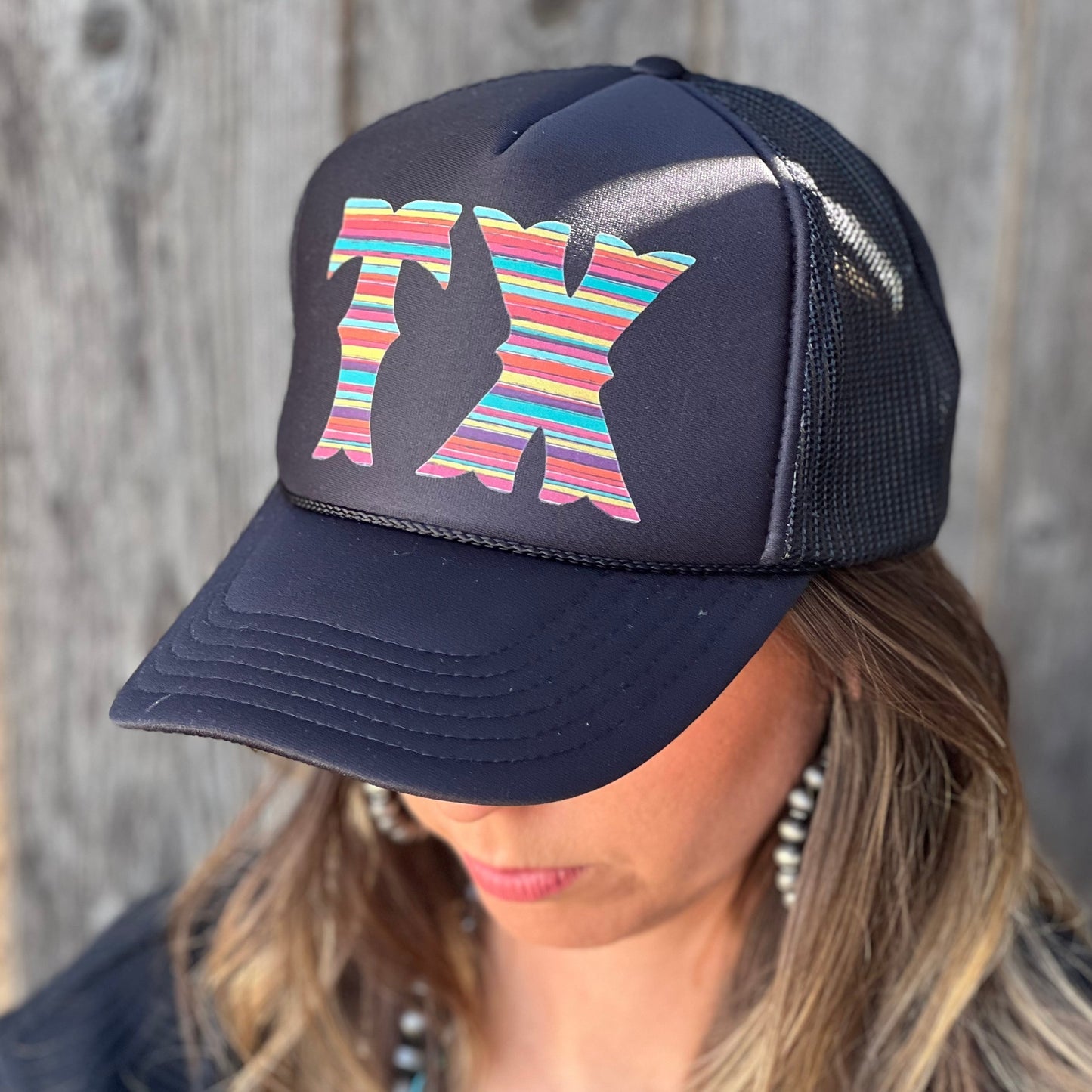 Serape State Custom Foam Trucker Cap