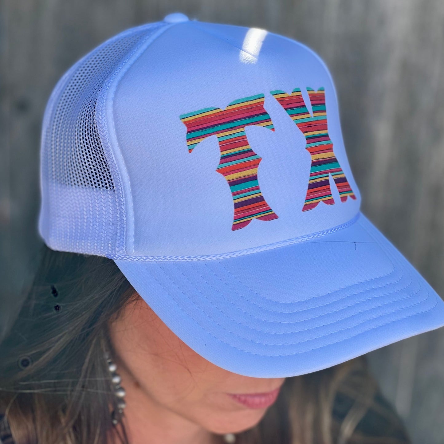 Serape State Custom Foam Trucker Cap