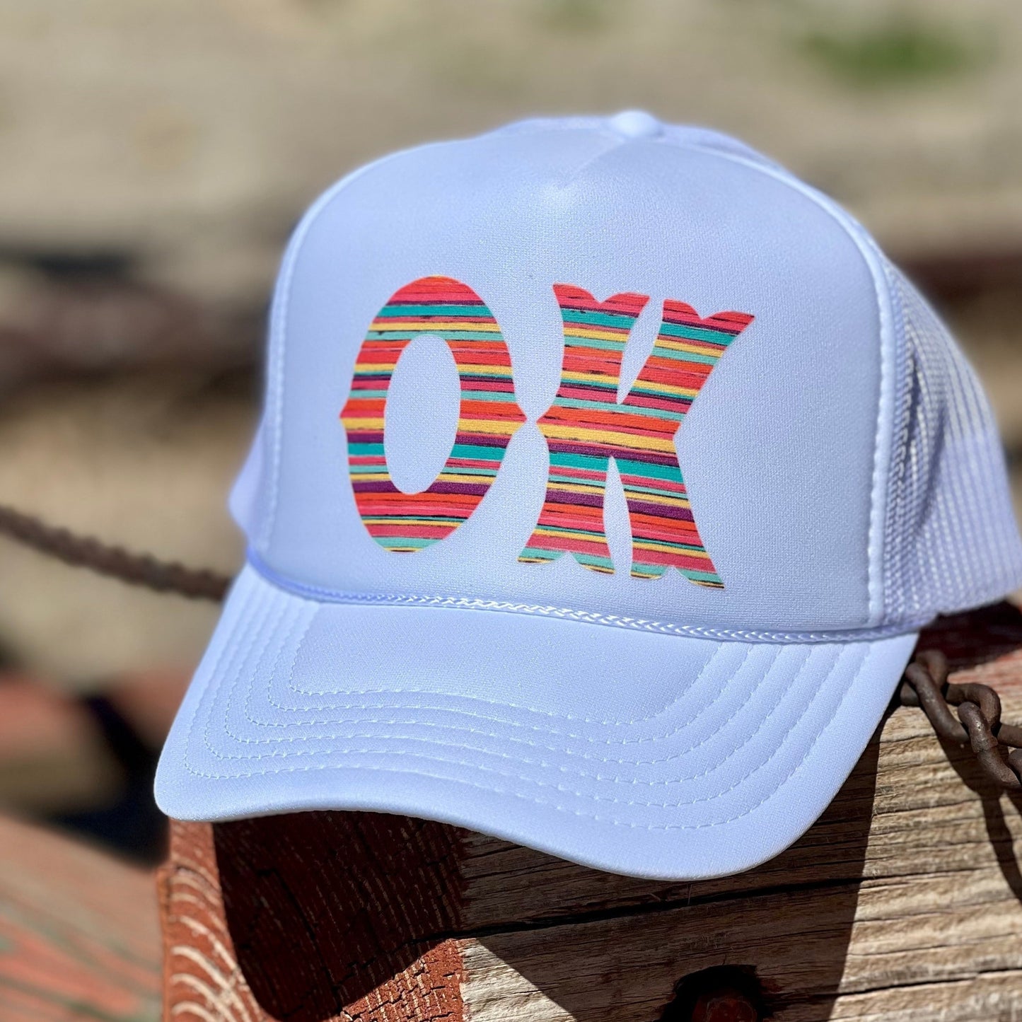 Serape State Custom Foam Trucker Cap