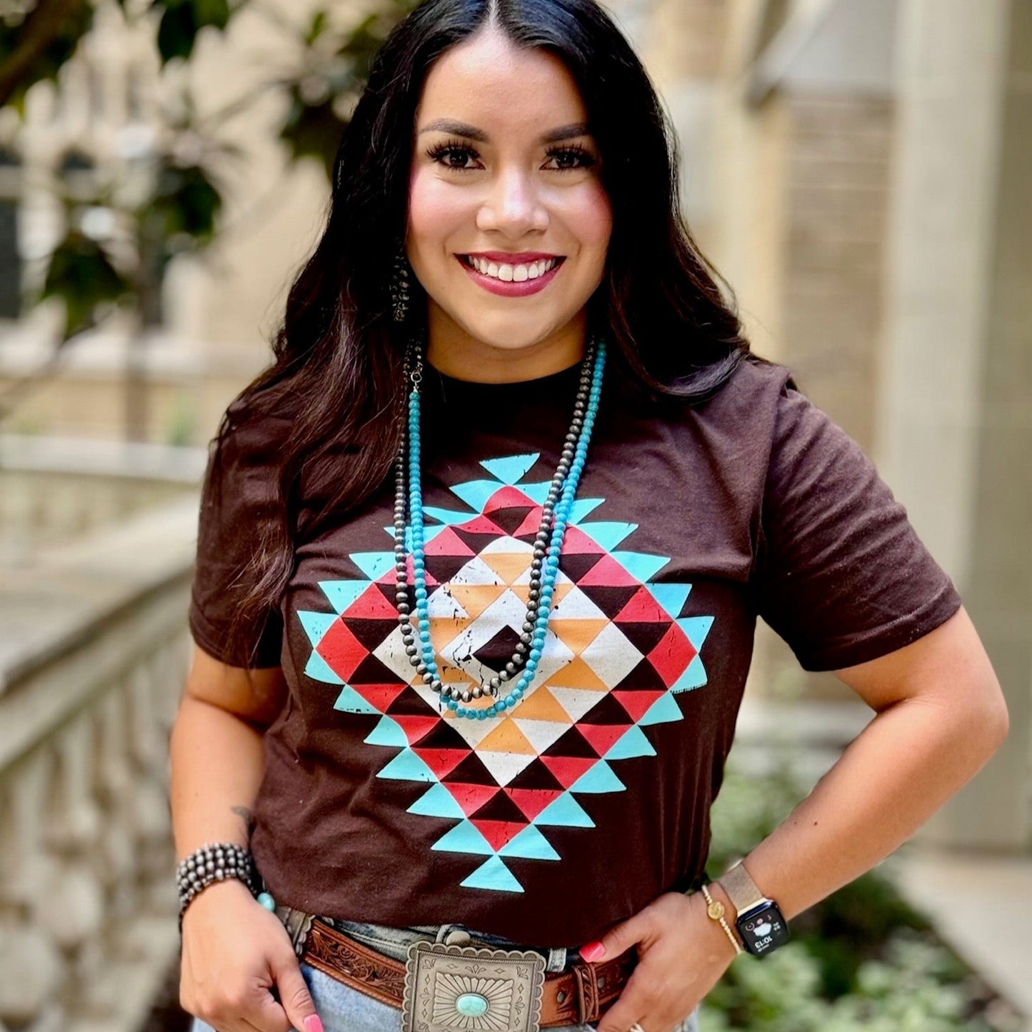 Ryanne's Fall Aztec Tee