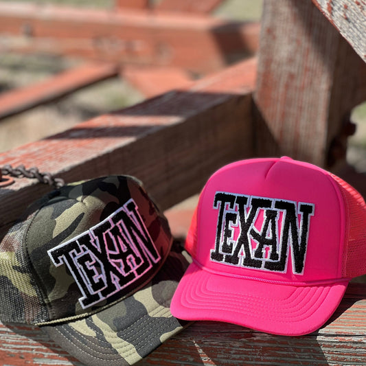 Texan Chenille Foam Trucker Cap