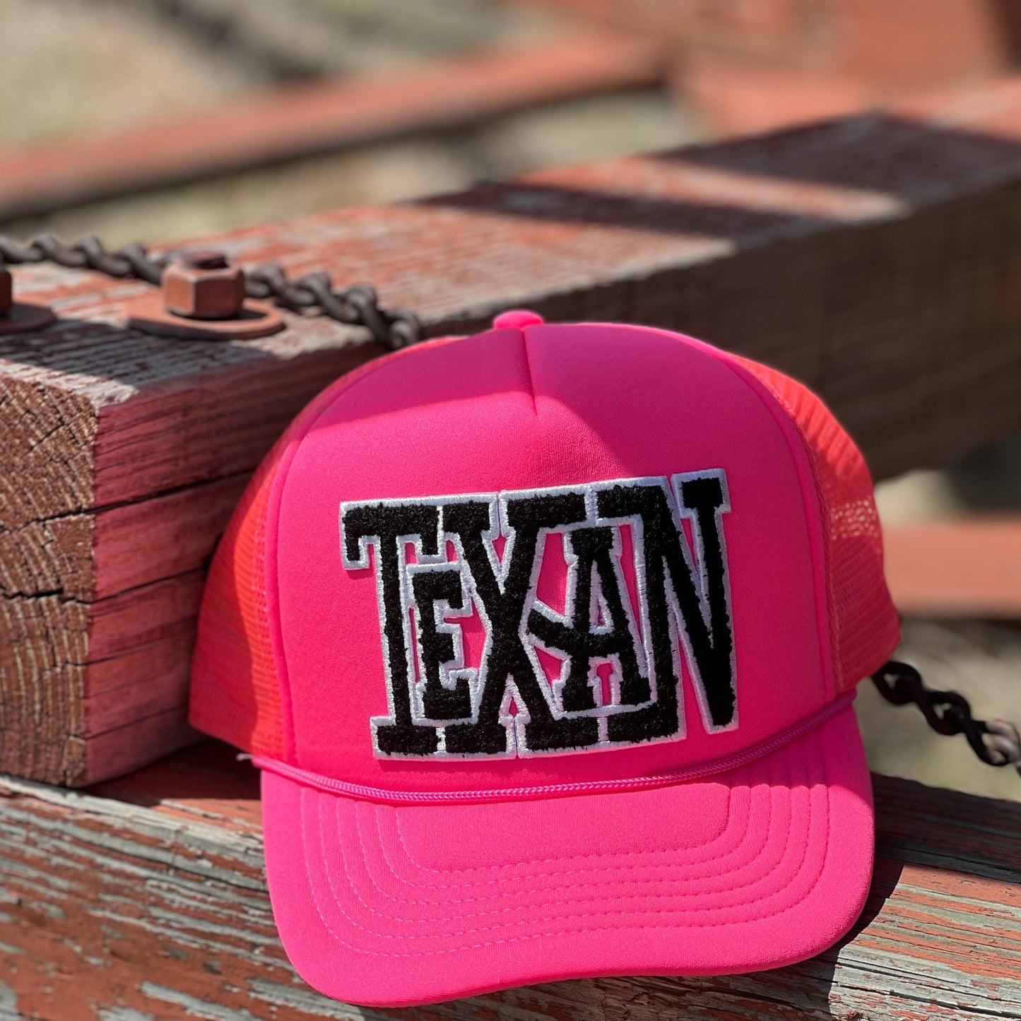 Texan Chenille Foam Trucker Cap