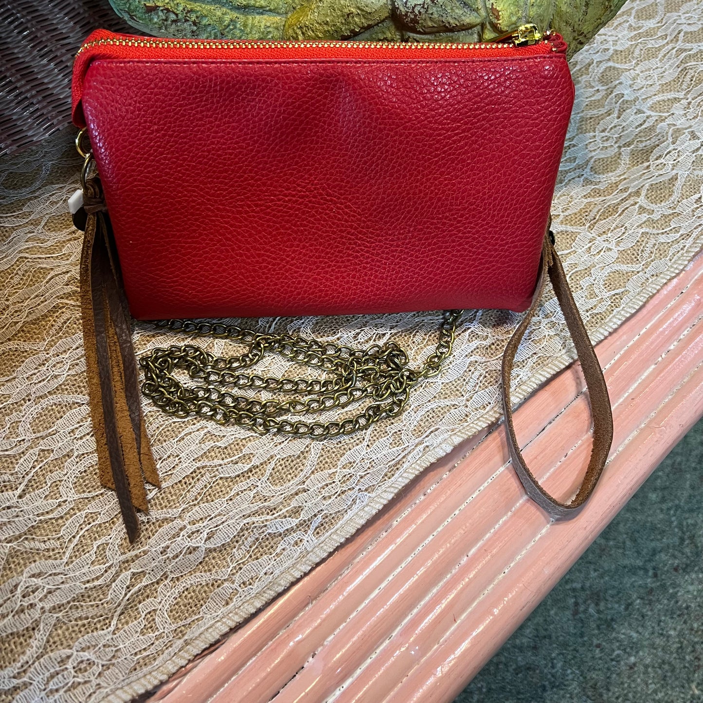 Red Multi-Use Crossbody