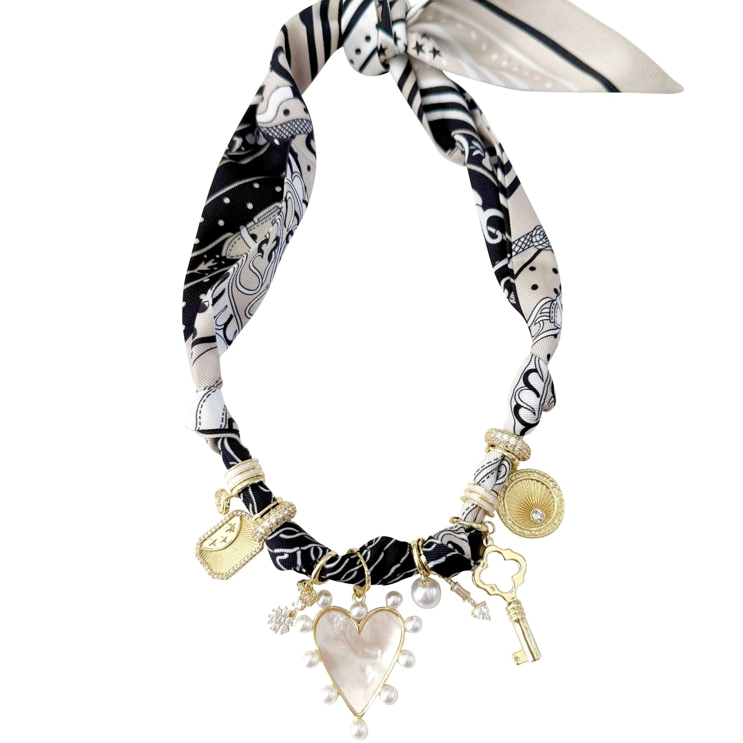Jackie Multi Charm Necklace