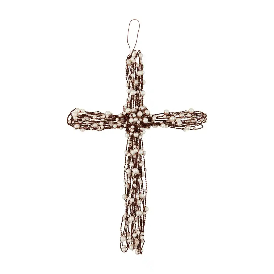 Beaded Wire Cross Various Sizes