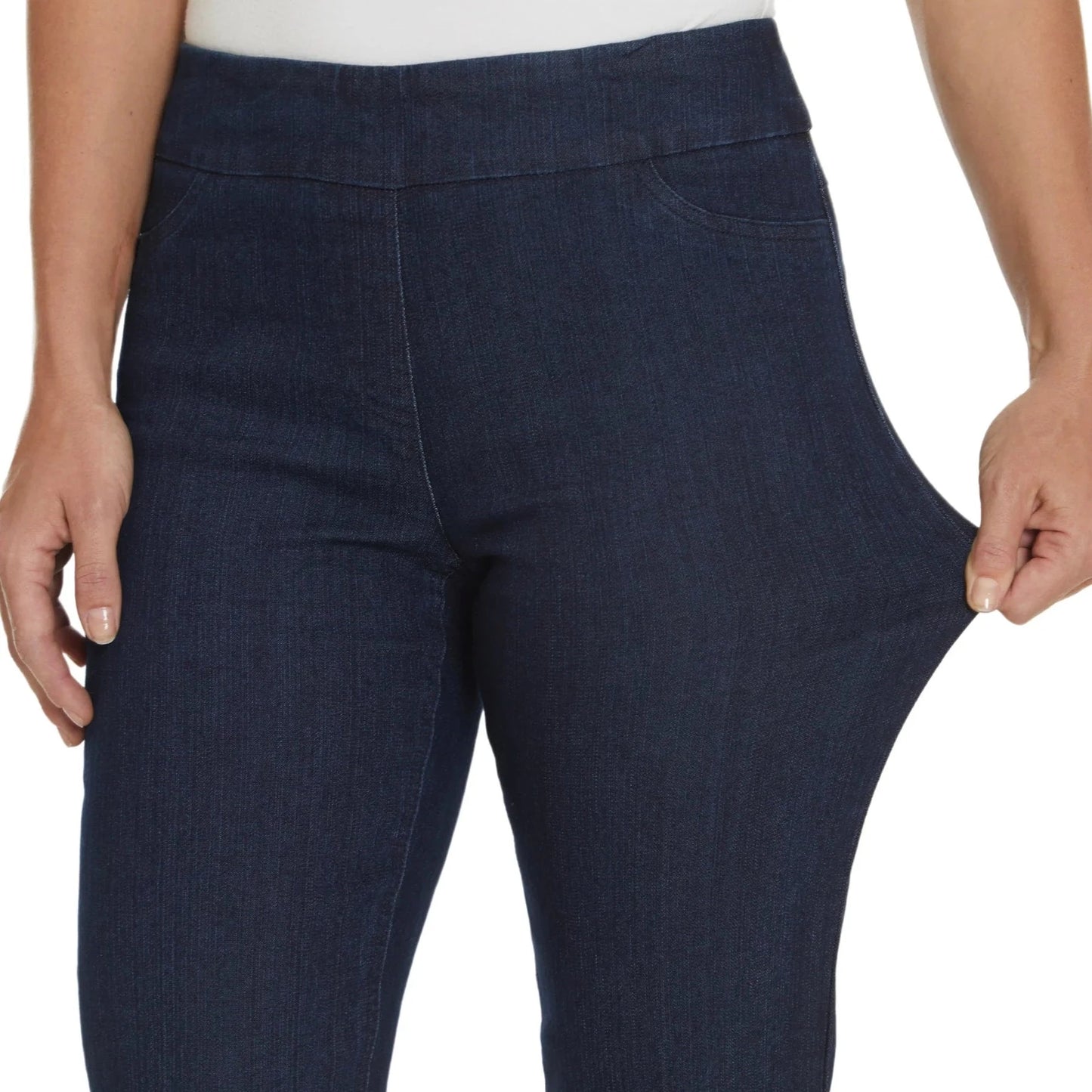 Wide Band Pull On Ankle Pant