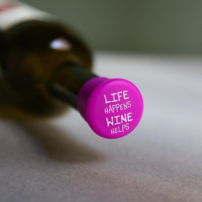 Silicone Wine Caps - Life Happens Wine Helps