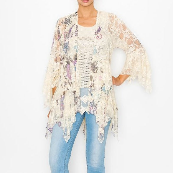 Floral All Lace Cardigan