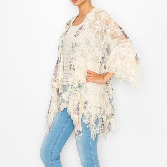 Floral All Lace Cardigan