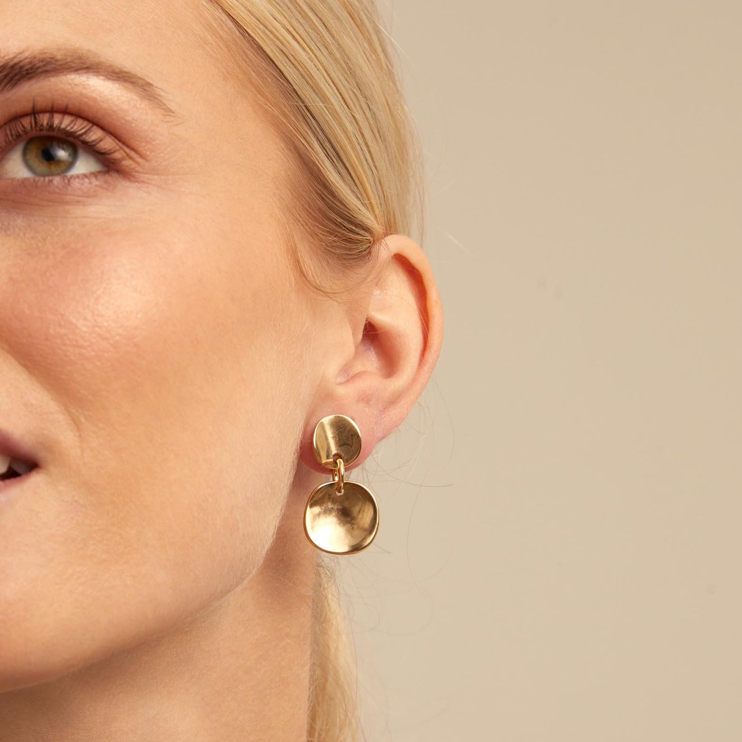 Gold Scales Earrings