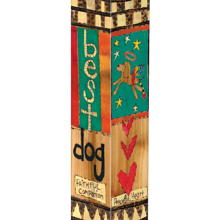 Dog Memorial 20" Art Pole