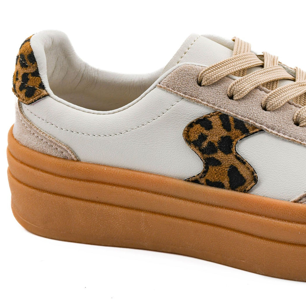 Corky's Ivory Pop Off Sneakers