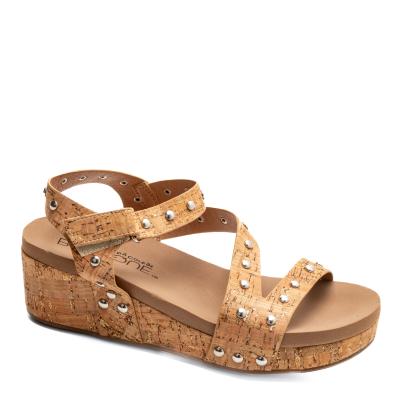 Glitter Cork Revolve Wedge/Sandal