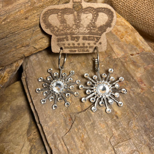 Snowflake Crystal Earrings