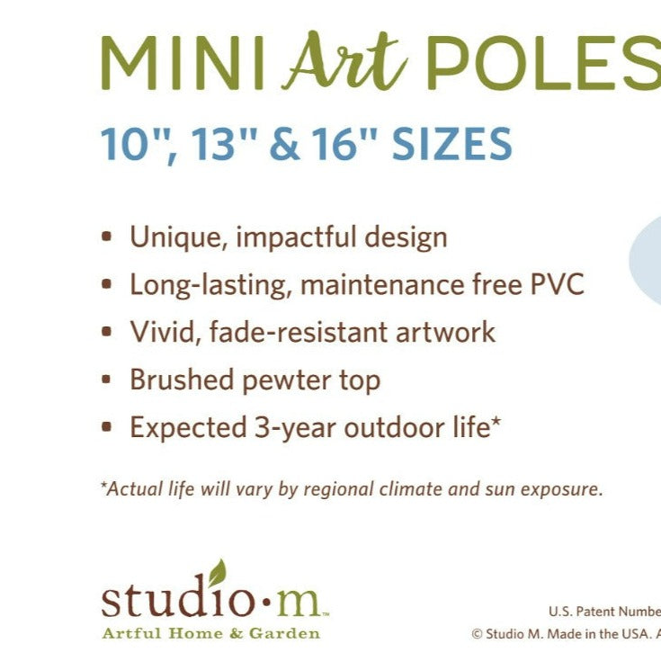 Be Kind 13" Mini Art Pole